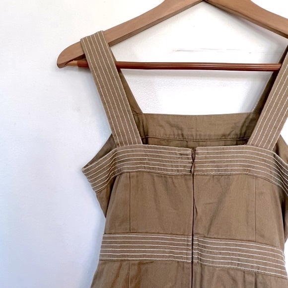 Urban Outfitters Trapunto Stitch Twill Mini Dress Sz 4 - Picture 12 of 16